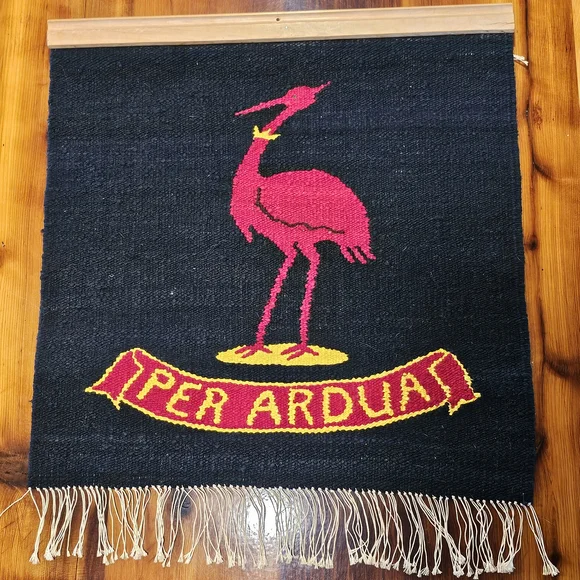 Vintage Woven Wool Hall Hanging - Picture 2 of 12